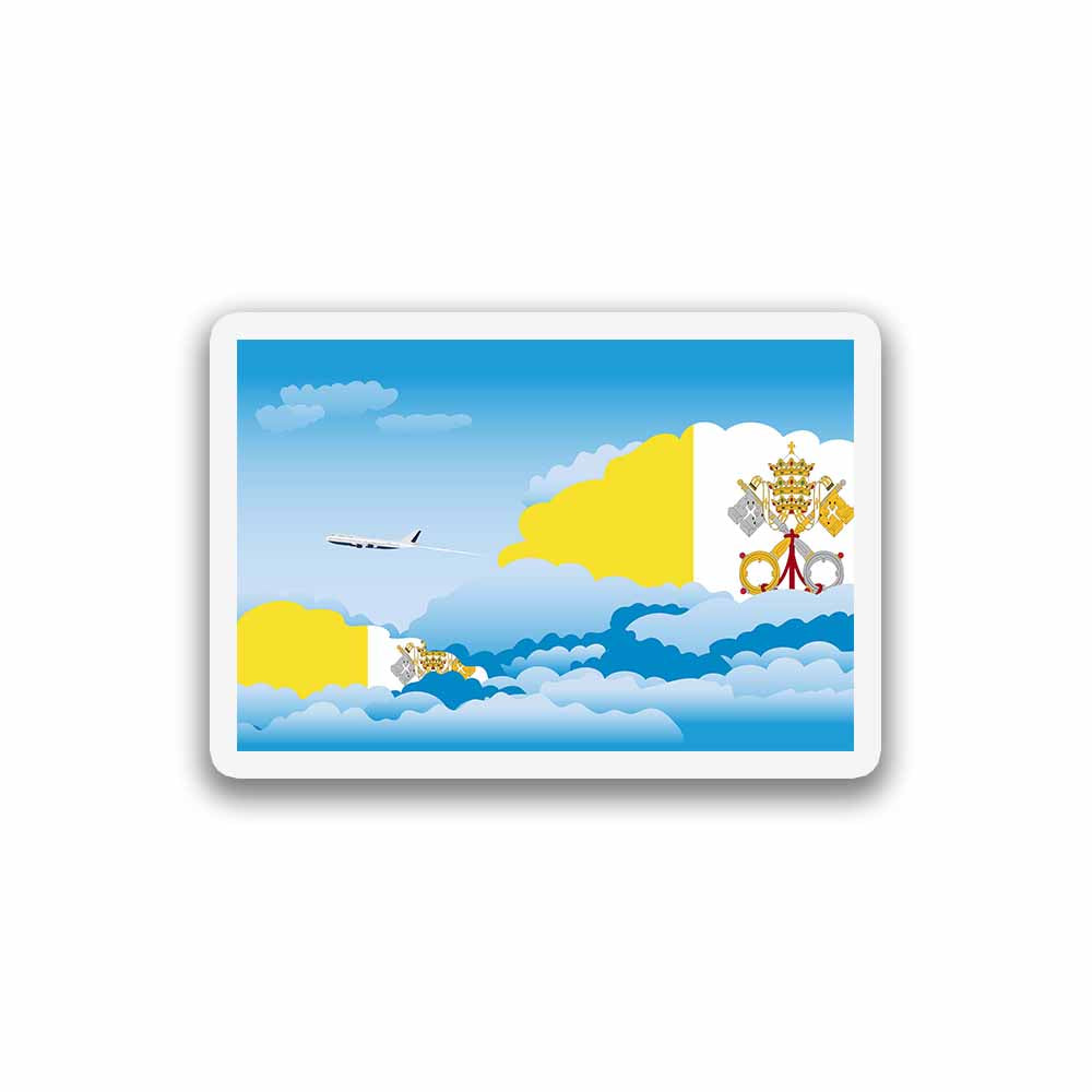 Vatican City - Holy See Day Clouds Fridge Magnet