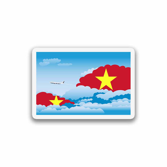 Vietnam Day Clouds Fridge Magnet