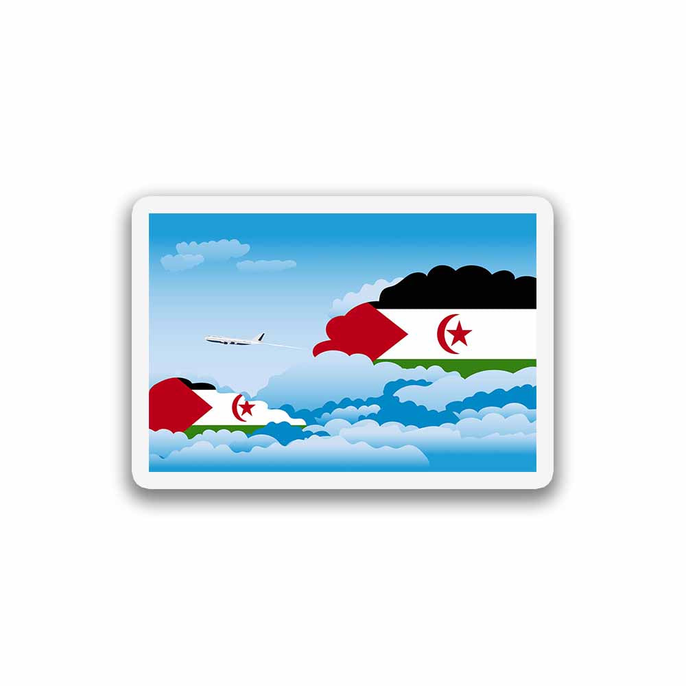 Western Sahara Day Clouds Fridge Magnet