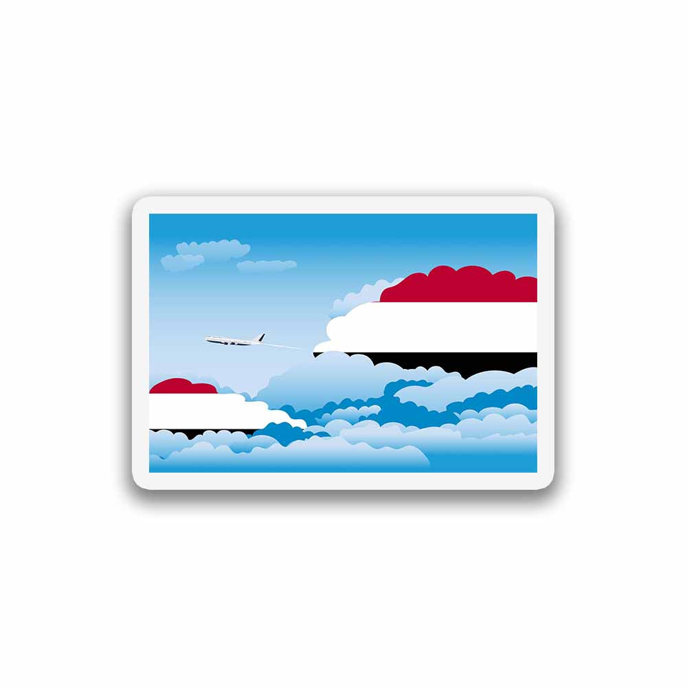Yemen Day Clouds Fridge Magnet