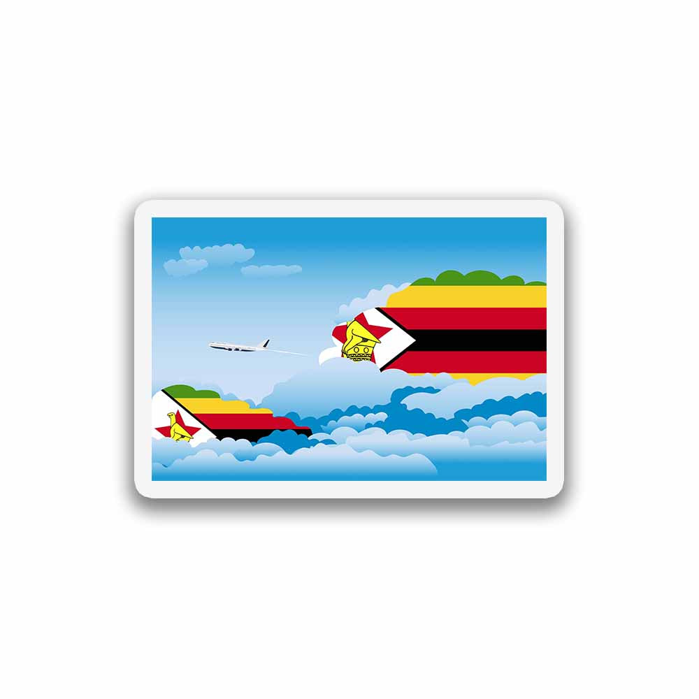 Zimbabwe Day Clouds Fridge Magnet