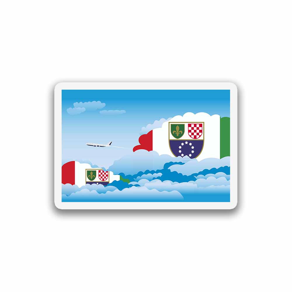 Bosnia and Herzegovina Day Clouds Magnet