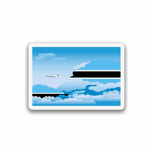 Botswana Day Clouds Magnet