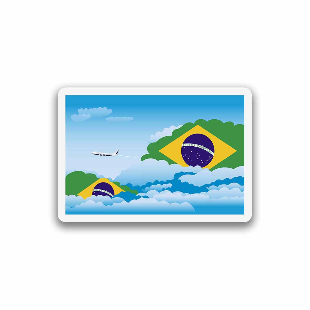 Brazil Day Clouds Magnet