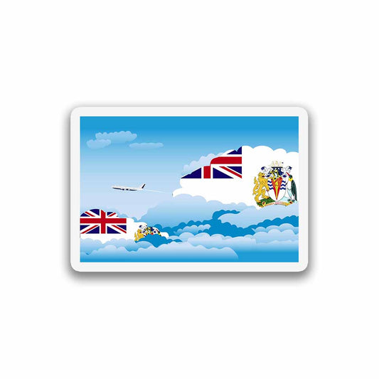 British Antarctic Territory Day Clouds Magnet