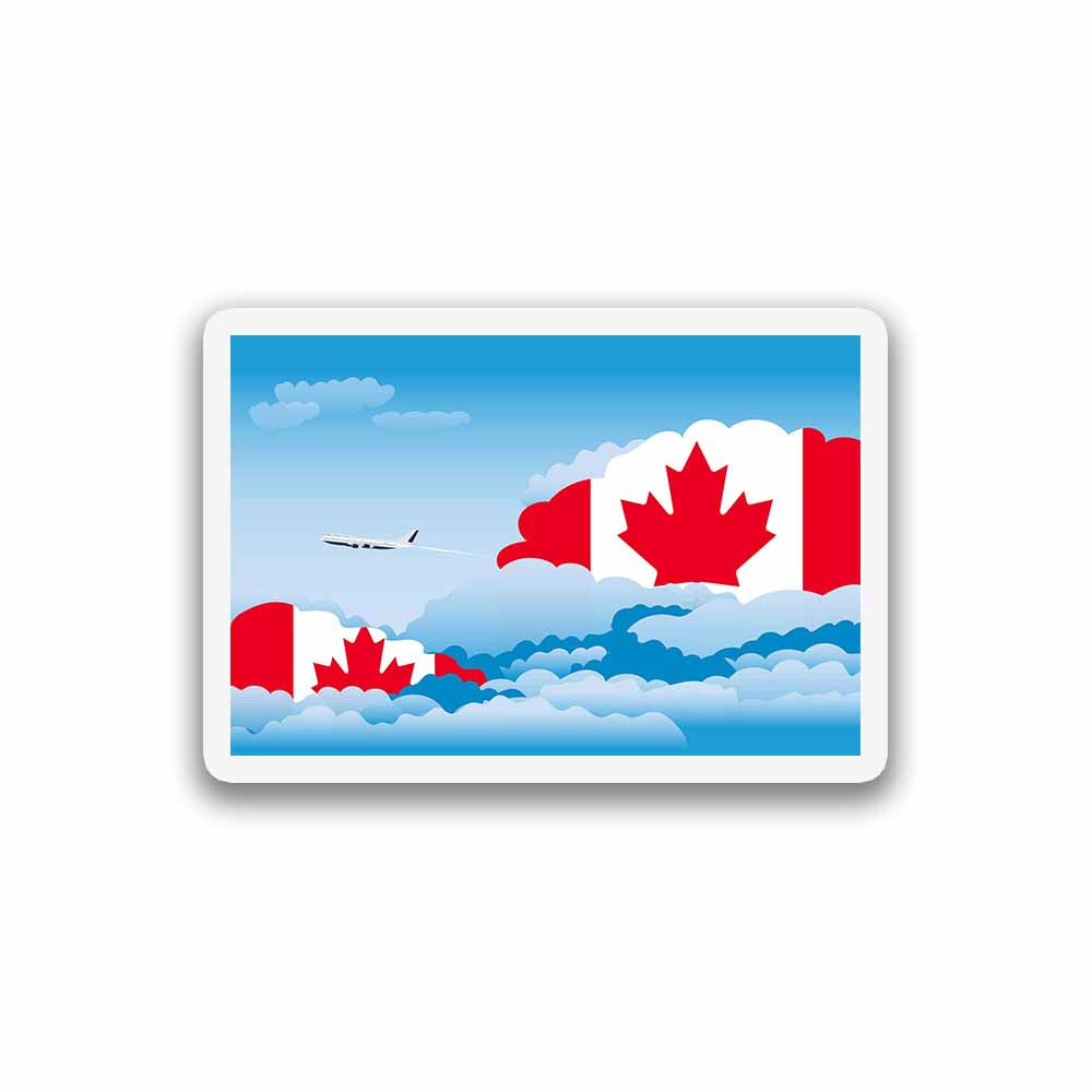 Canada Day Clouds Magnet