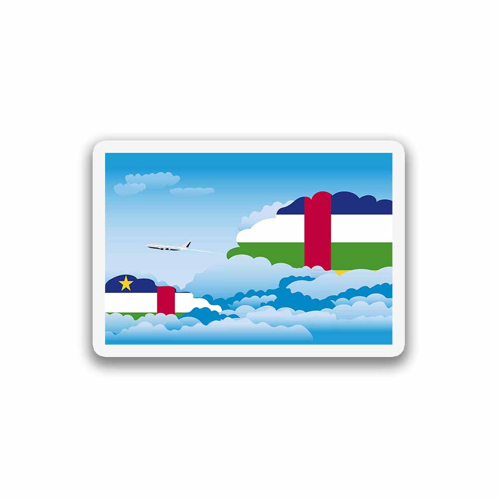 Central African Republic Day Clouds Magnet