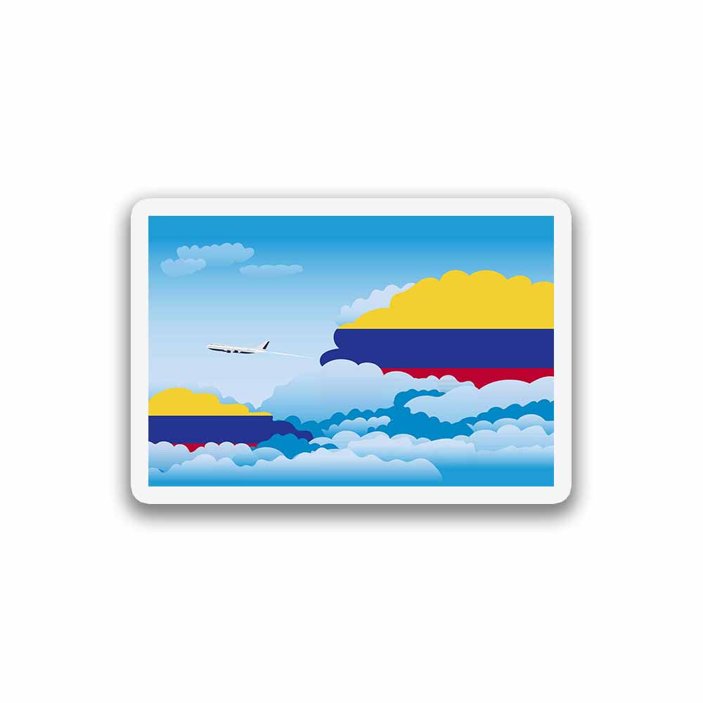 Colombia Day Clouds Magnet