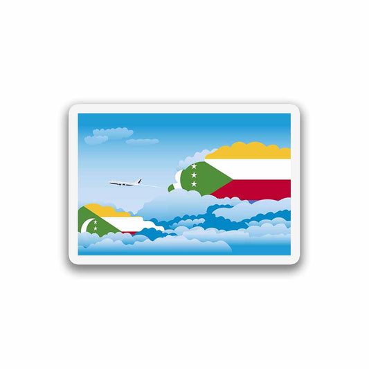 Comoros Day Clouds Magnet