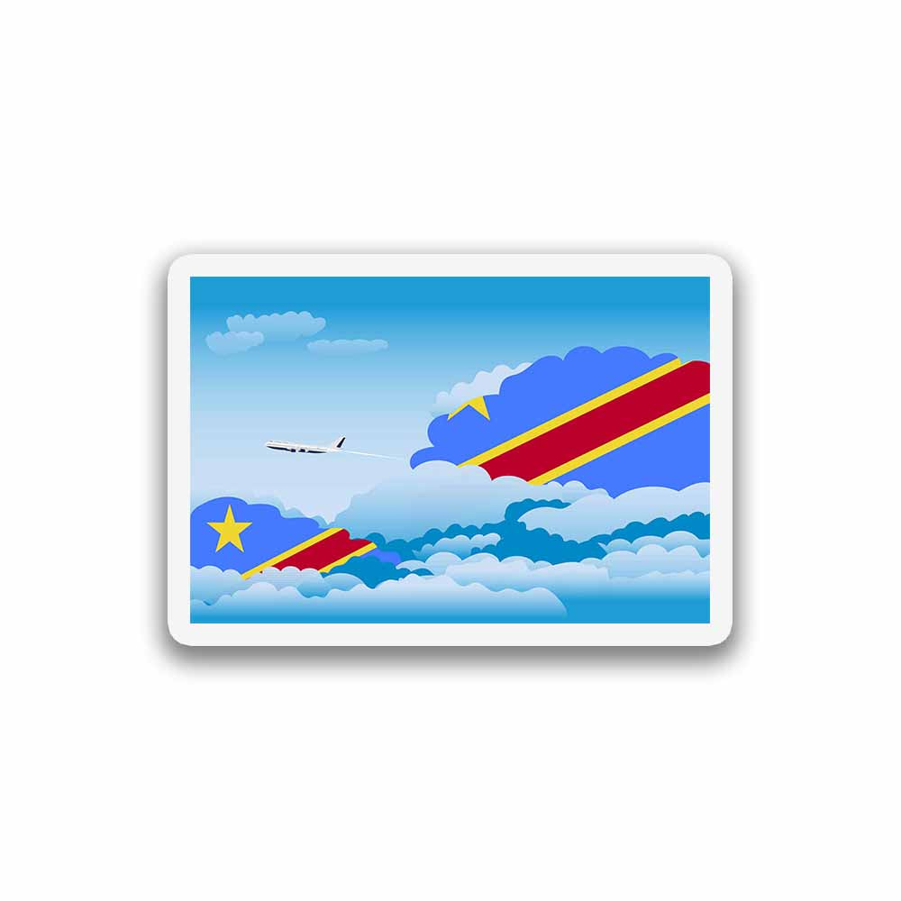 Congo, Democratic Republic of the Day Clouds Magnet