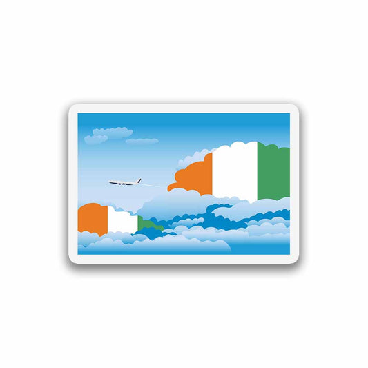 Cote DIvoire Day Clouds Magnet