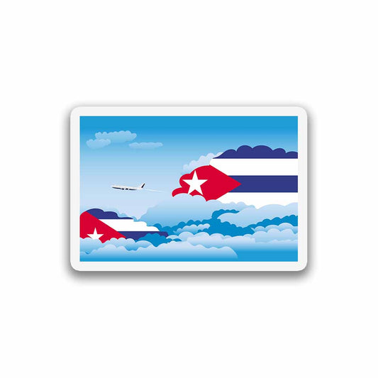 Cuba Day Clouds Magnet