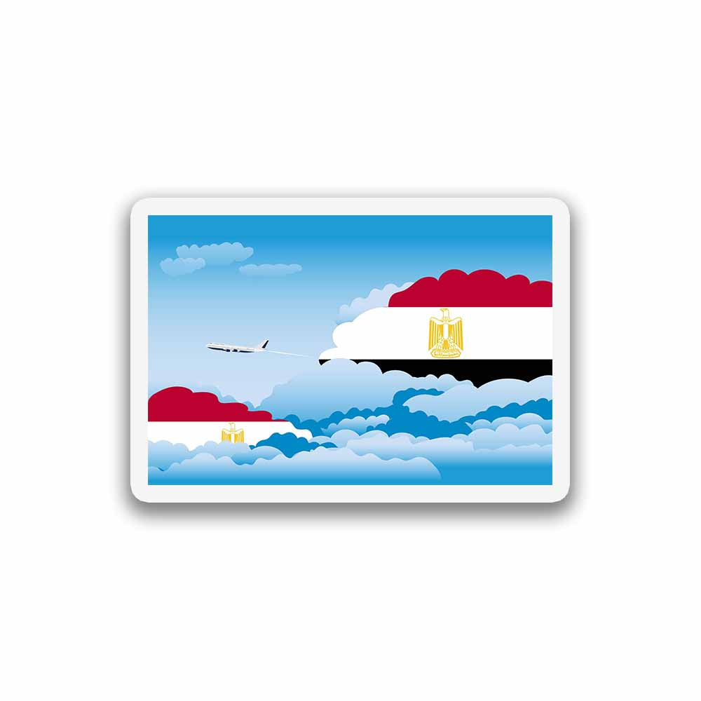 Egypt Day Clouds Fridge Magnet