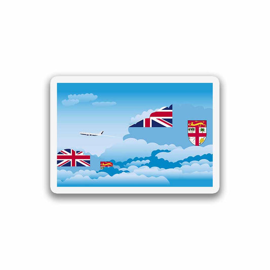 Fiji Day Clouds Fridge Magnet