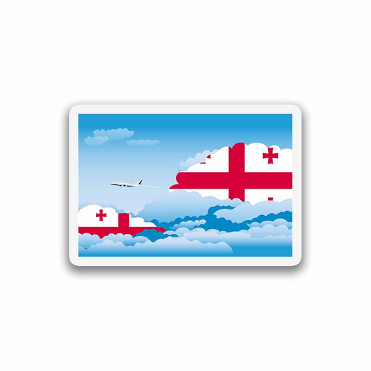 Georgia Day Clouds Fridge Magnet
