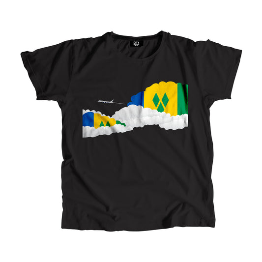 Saint Vincent and the Grenadines Day Clouds Men Unisex T-Shirt
