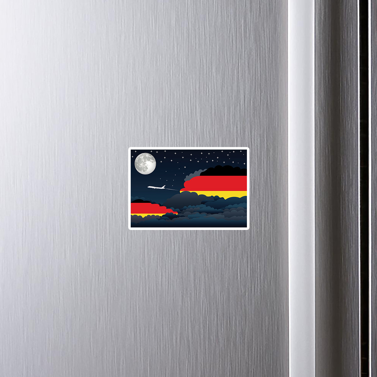 Germany Night Clouds Magnet