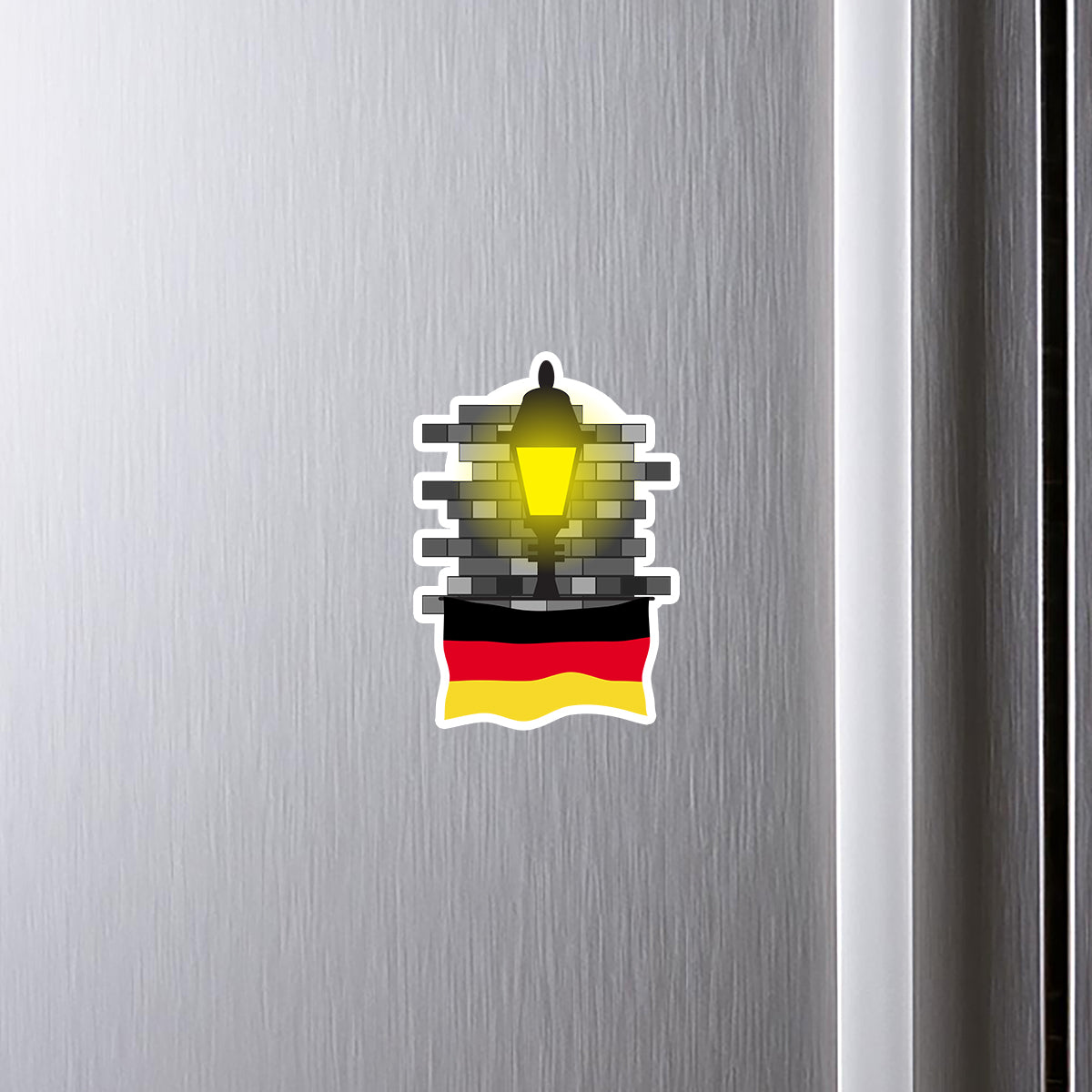 Germany Street Lamp Bricks Magnet