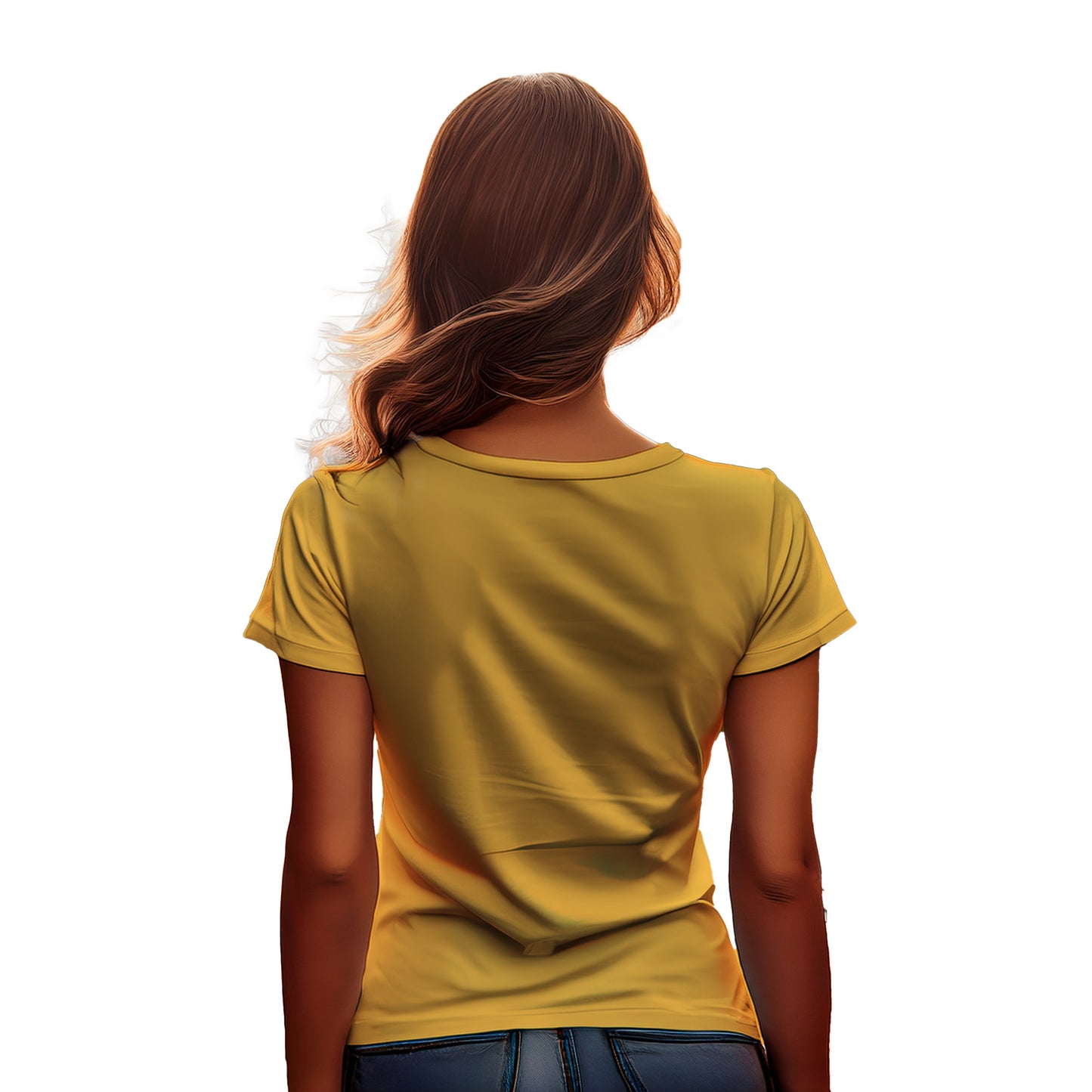 2066 Year Women T-Shirt (Golden Yellow)