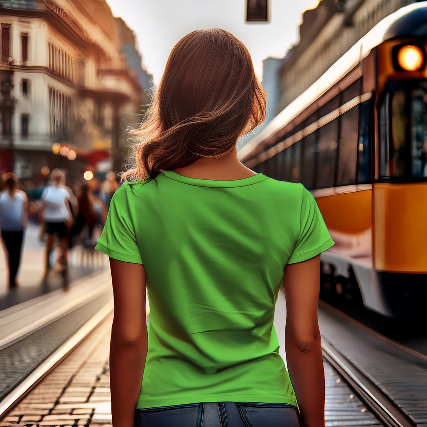 1804 Year Women T-Shirt (Liril Green)