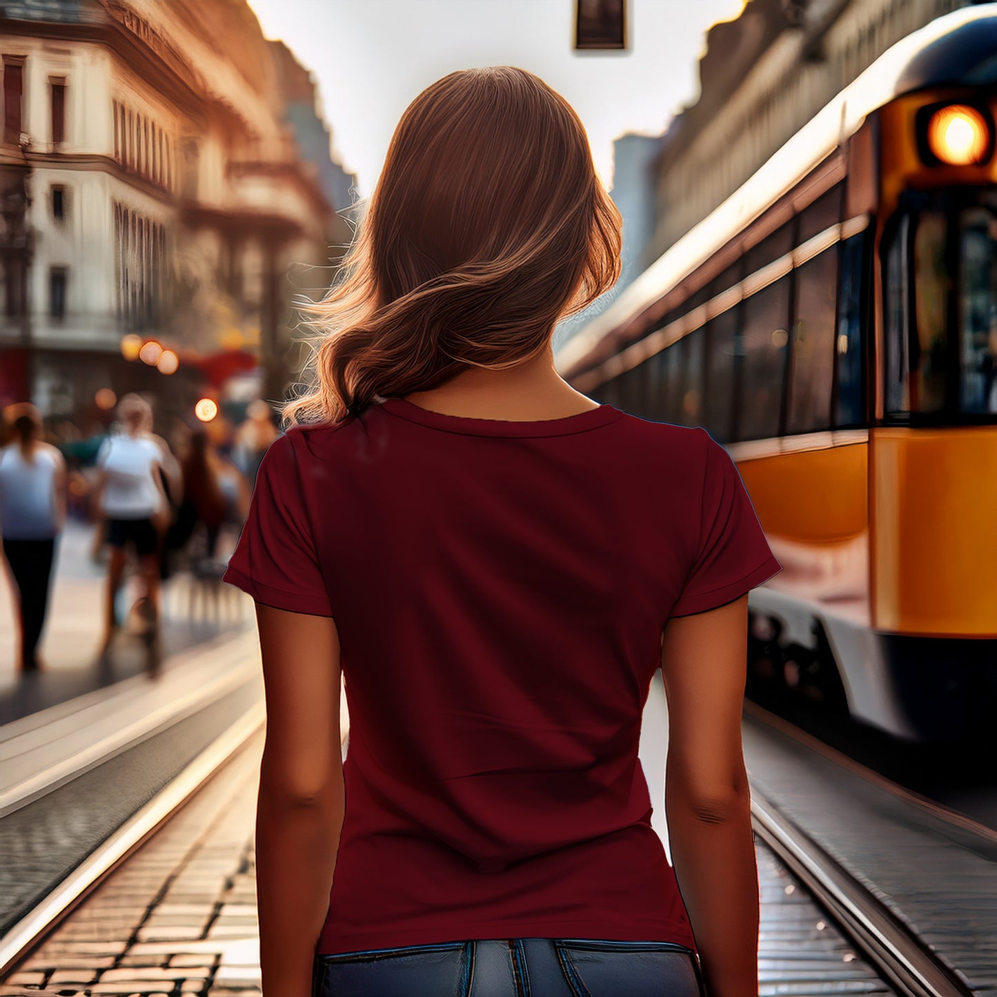 1908 Year Women T-Shirt (Maroon)