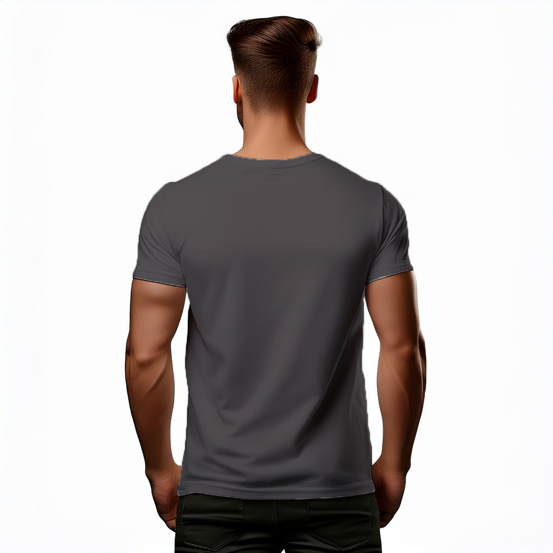 04 Number Men Unisex T-Shirt (Charcoal Grey)
