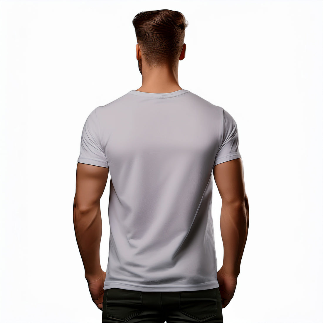 97 Number Men Unisex T-Shirt | Custom Number Graphic Tee (Melange Grey)