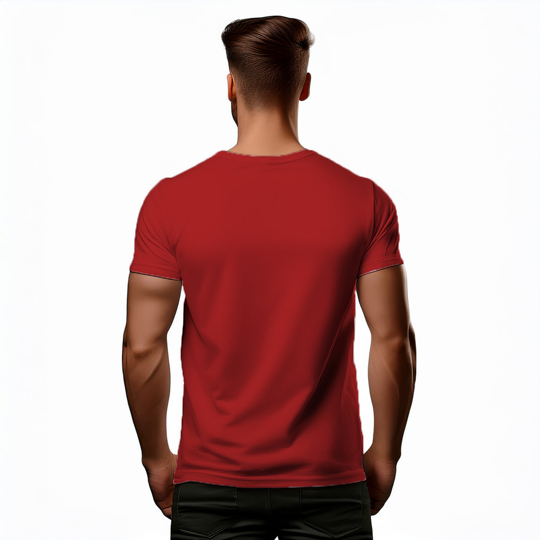 49 Number Men Unisex T-Shirt (Red)