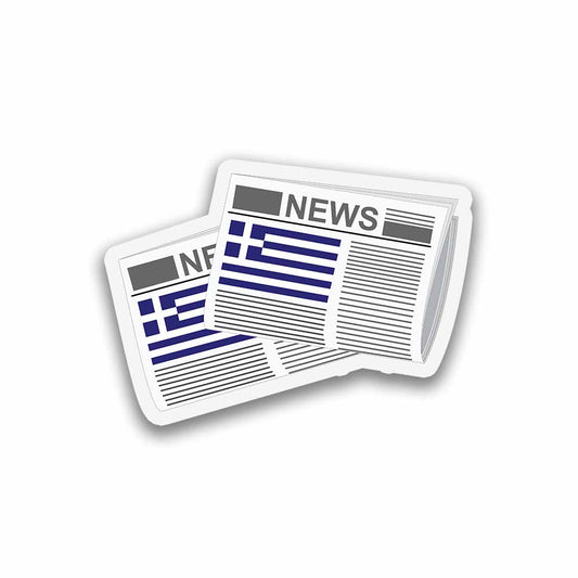 Greece Newspapers Magnet