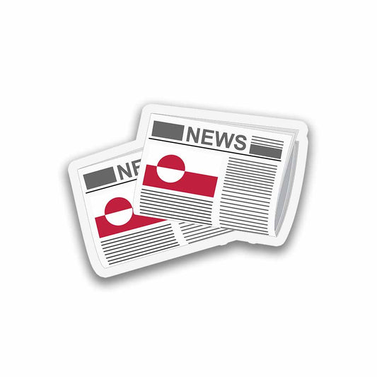 Greenland Newspapers Magnet