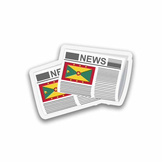 Grenada Newspapers Fridge Magnet