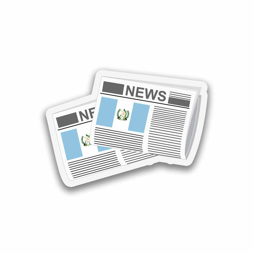 Guatemala Newspapers Fridge Magnet
