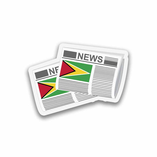 Guyana Newspapers Fridge Magnet