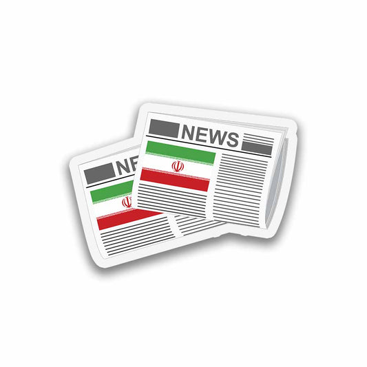 Iran 01 Newspapers Fridge Magnet
