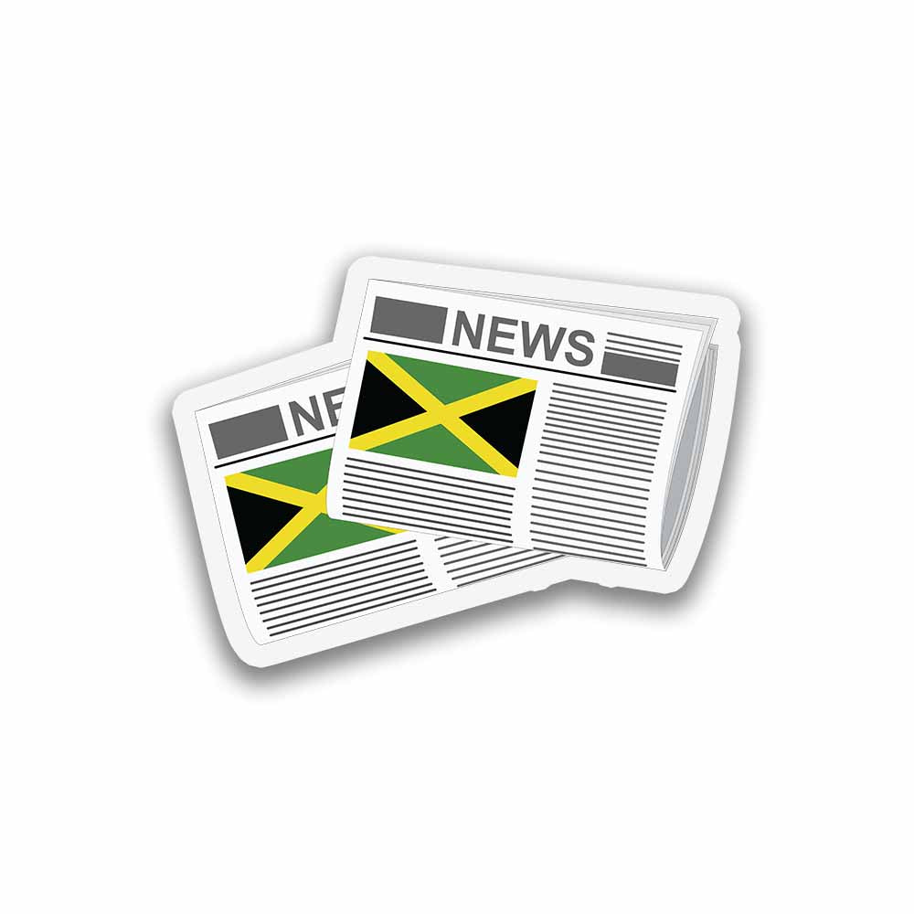 Jamaica Newspapers Fridge Magnet