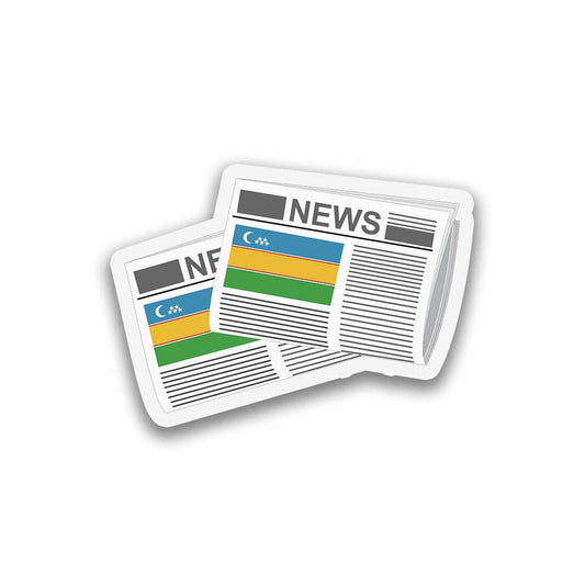 Karakalpakstan Newspapers Fridge Magnet