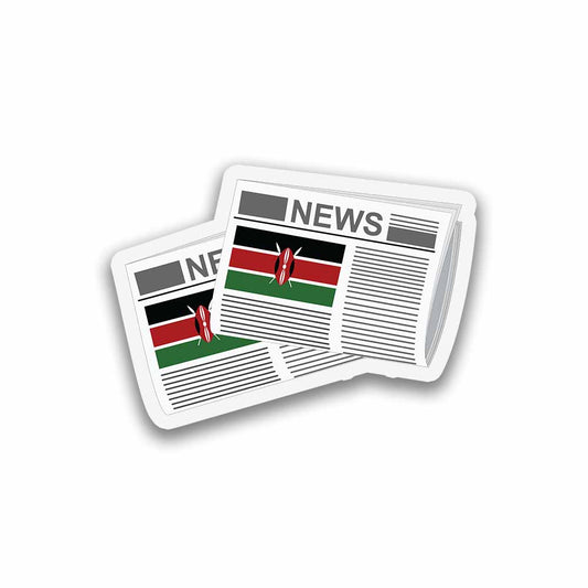Kenya Newspapers Fridge Magnet