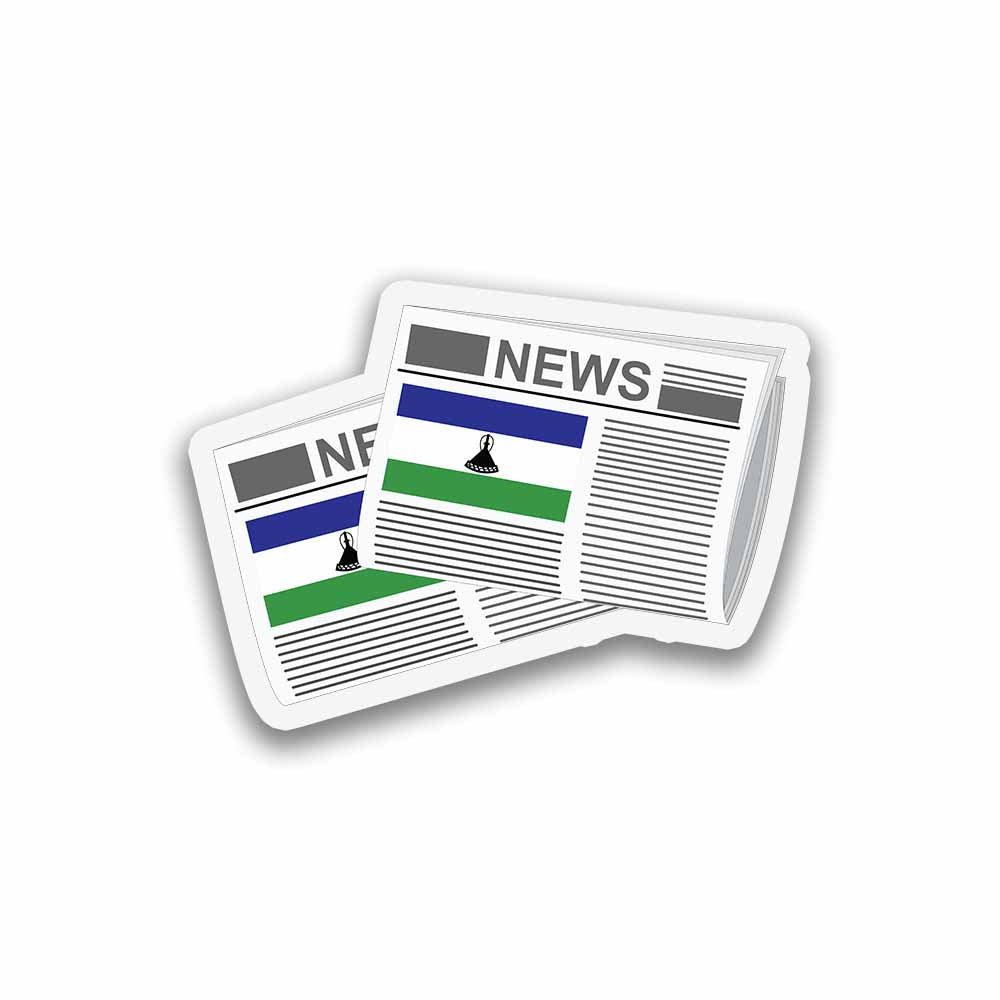 Lesotho Newspapers Fridge Magnet