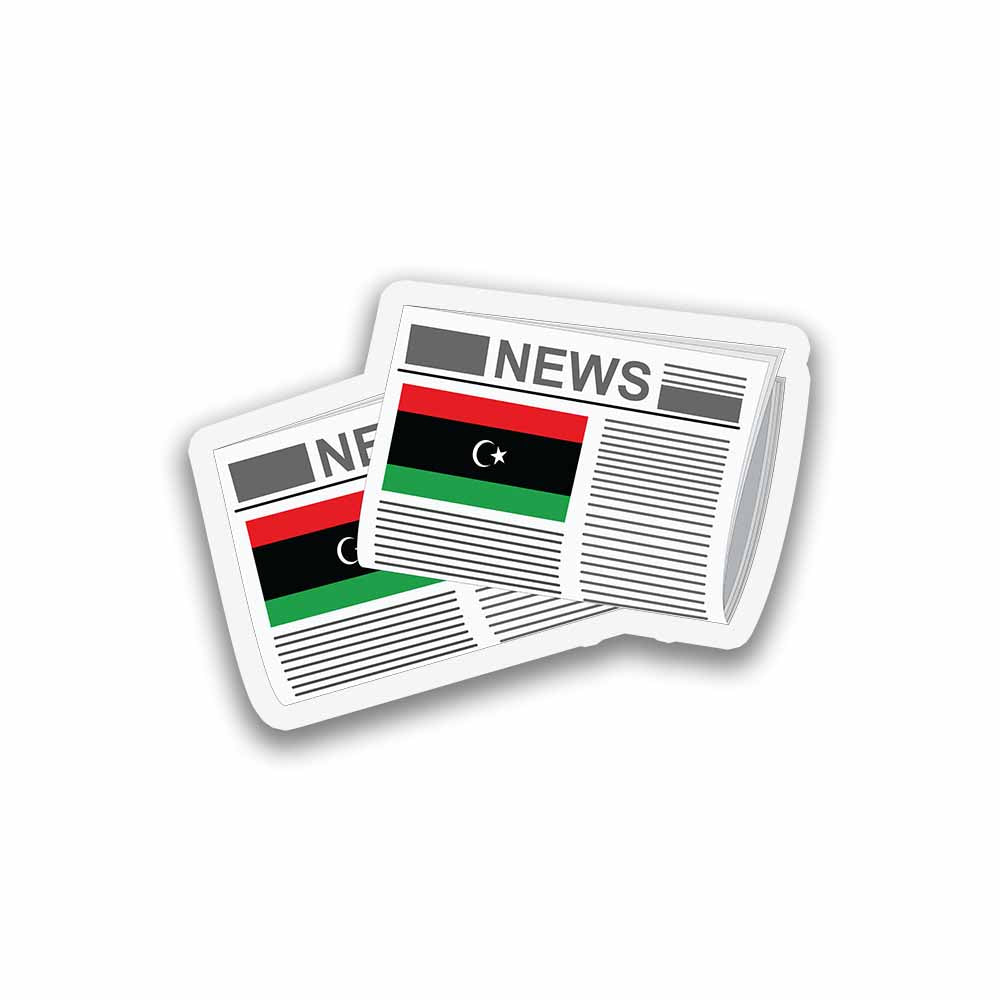 Libya Newspapers Fridge Magnet