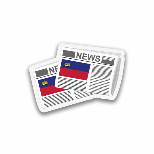 Liechtenstein Newspapers Fridge Magnet