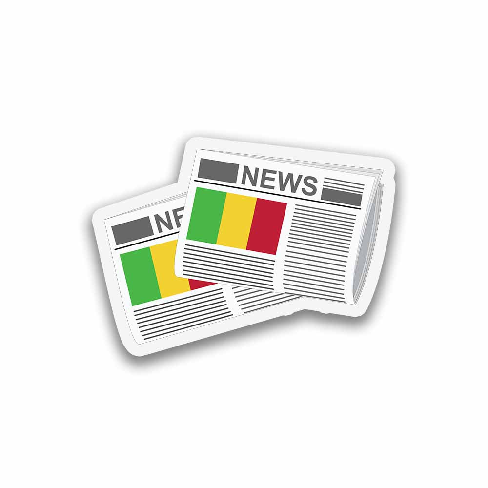 Mali Newspapers Fridge Magnet
