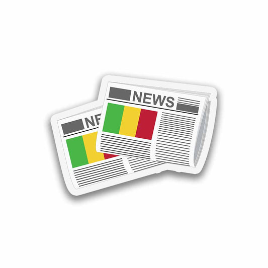 Mali Newspapers Sticker