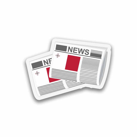 Malta Newspapers Fridge Magnet
