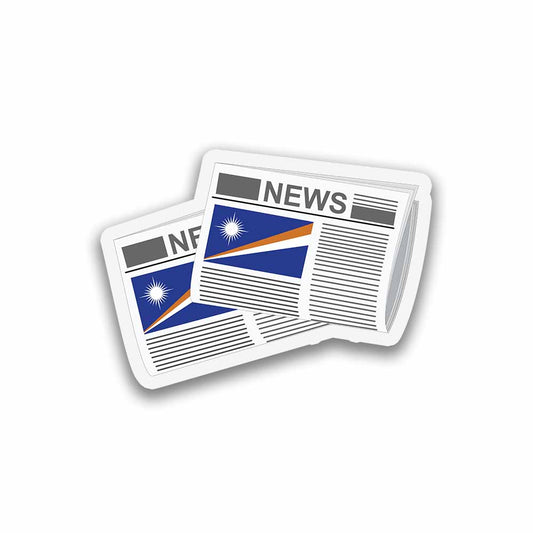 Marshall Islands Newspapers Fridge Magnet
