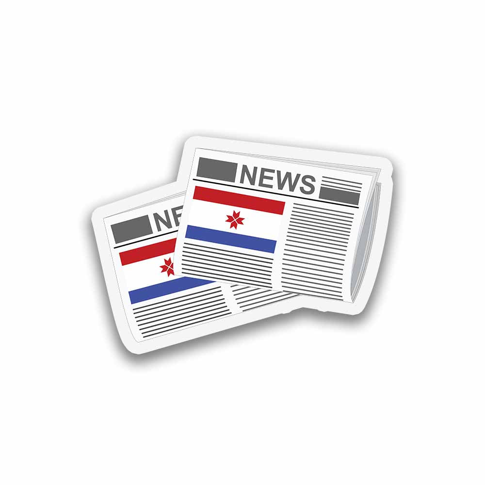 Mordovia Newspapers Fridge Magnet