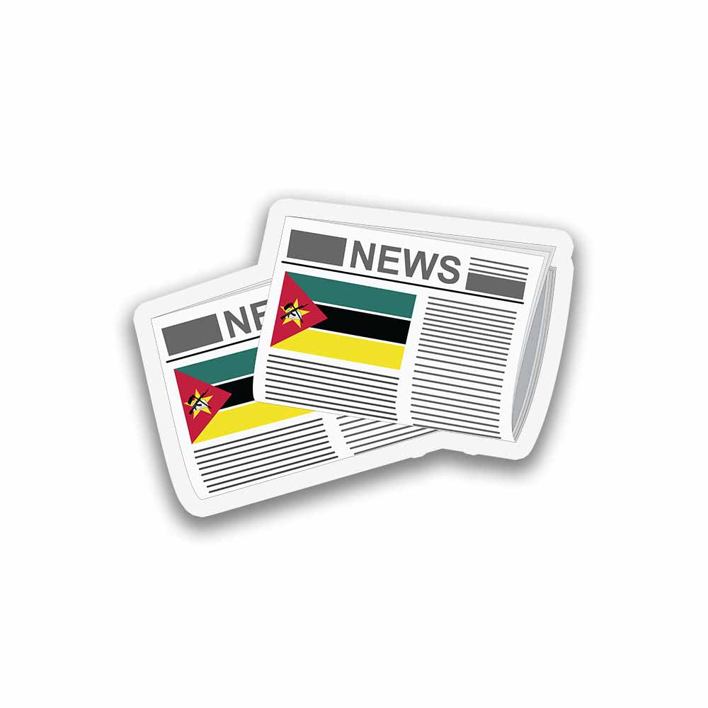 Mozambique Newspapers Fridge Magnet