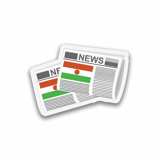 Niger Newspapers Sticker