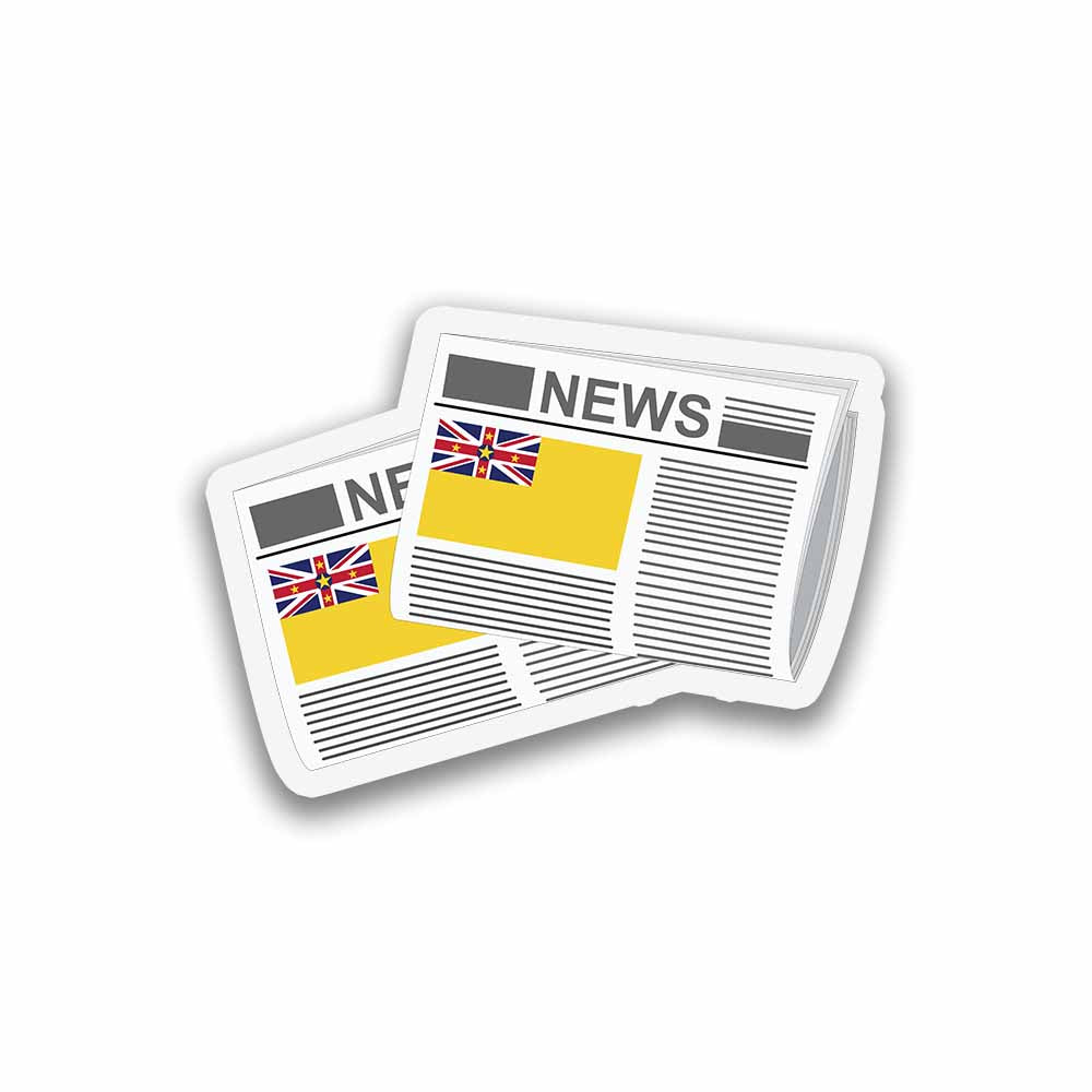 Niue Newspapers Fridge Magnet