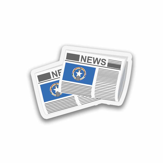 Northern Mariana Islands Newspapers Sticker