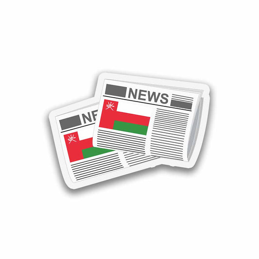 Oman Newspapers Fridge Magnet